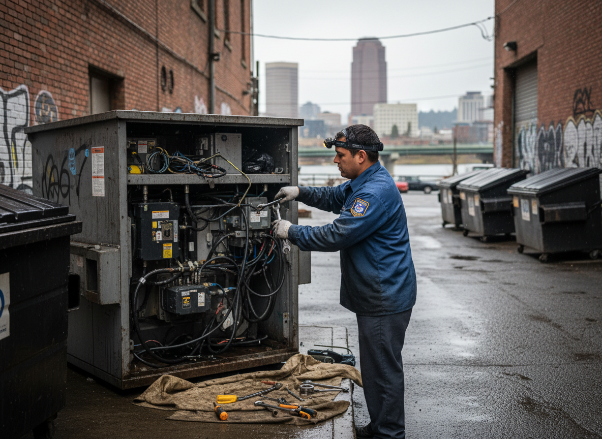 Trash Compactor Repair in Spokane